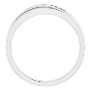 Accented Stepped-Edge Tapered Band