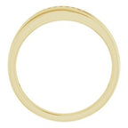 Accented Stepped-Edge Tapered Band