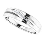 Accented Stepped-Edge Tapered Band