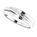 Accented Stepped-Edge Tapered Band