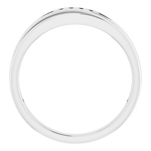 Accented Stepped-Edge Tapered Band