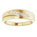 Accented Stepped-Edge Tapered Band