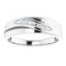 Accented Stepped-Edge Tapered Band