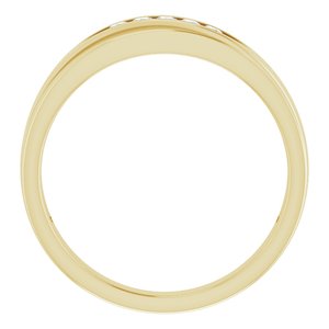 Accented Stepped-Edge Tapered Band