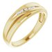 Accented Stepped-Edge Tapered Band