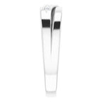 Accented Stepped-Edge Tapered Band
