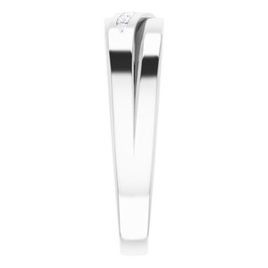 Accented Stepped-Edge Tapered Band