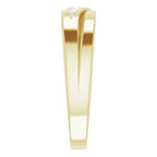 Accented Stepped-Edge Tapered Band