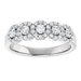 Five-Stone Halo-Style Anniversary Band