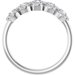 Five-Stone Halo-Style Anniversary Band