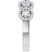 Five-Stone Halo-Style Anniversary Band