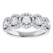 Five-Stone Halo-Style Anniversary Band
