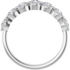 Seven-Stone Halo-Style Anniversary Band