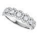 Seven-Stone Halo-Style Anniversary Band