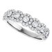 Seven-Stone Halo-Style Anniversary Band