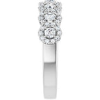 Seven-Stone Halo-Style Anniversary Band