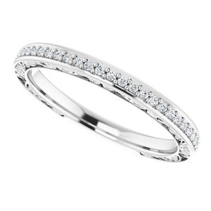 Sculptural Anniversary Band