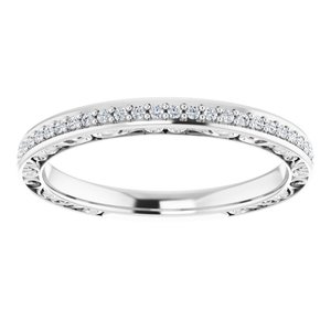 Sculptural Anniversary Band