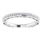 Sculptural Anniversary Band
