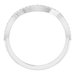 Accented Twisted Bypass Engagement Ring or Band