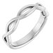 Solitaire Rope Engagement Ring or Band