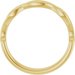 Solitaire Rope Engagement Ring or Band