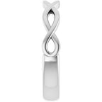 Solitaire Rope Engagement Ring or Band