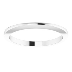 Halo-Style Knife-Edge Engagement Ring or Band