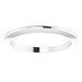 Halo-Style Knife-Edge Engagement Ring or Band