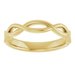 Solitaire Rope Engagement Ring or Band
