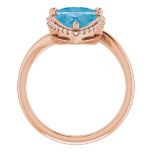 Two-Stone Halo-Style Ring