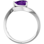 Solitaire Bypass Ring