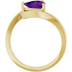 Solitaire Bypass Ring