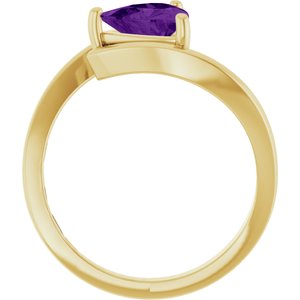 Solitaire Bypass Ring