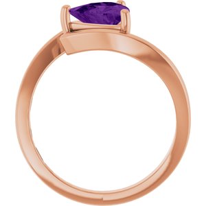 Solitaire Bypass Ring