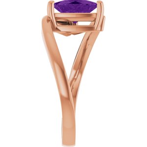 Solitaire Bypass Ring