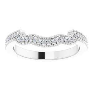 Halo-Style Vintage-Inspired Engagement Ring or Band