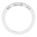Halo-Style Vintage-Inspired Engagement Ring or Band