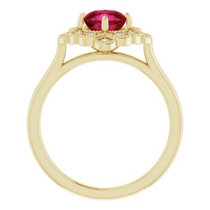 Halo-Style Ring