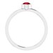 Bezel-Set Solitaire Ring