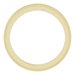Milgrain Edge Sculptural Flat Band with Bead Blast Finish