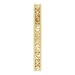Milgrain Edge Sculptural Flat Band with Bead Blast Finish