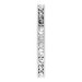 Milgrain Edge Sculptural Flat Band with Bead Blast Finish