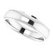 Stepped-Edge Comfort-Fit Half Round Band