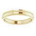 Stepped-Edge Comfort-Fit Half Round Band