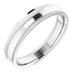 Stepped-Edge Comfort-Fit Half Round Band