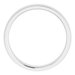 Stepped-Edge Comfort-Fit Half Round Band
