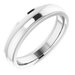 Stepped-Edge Comfort-Fit Half Round Band