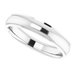 Stepped-Edge Comfort-Fit Half Round Band