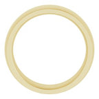 Stepped-Edge Comfort-Fit Half Round Band